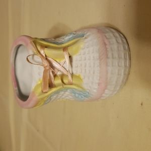 Vintage baby flower container